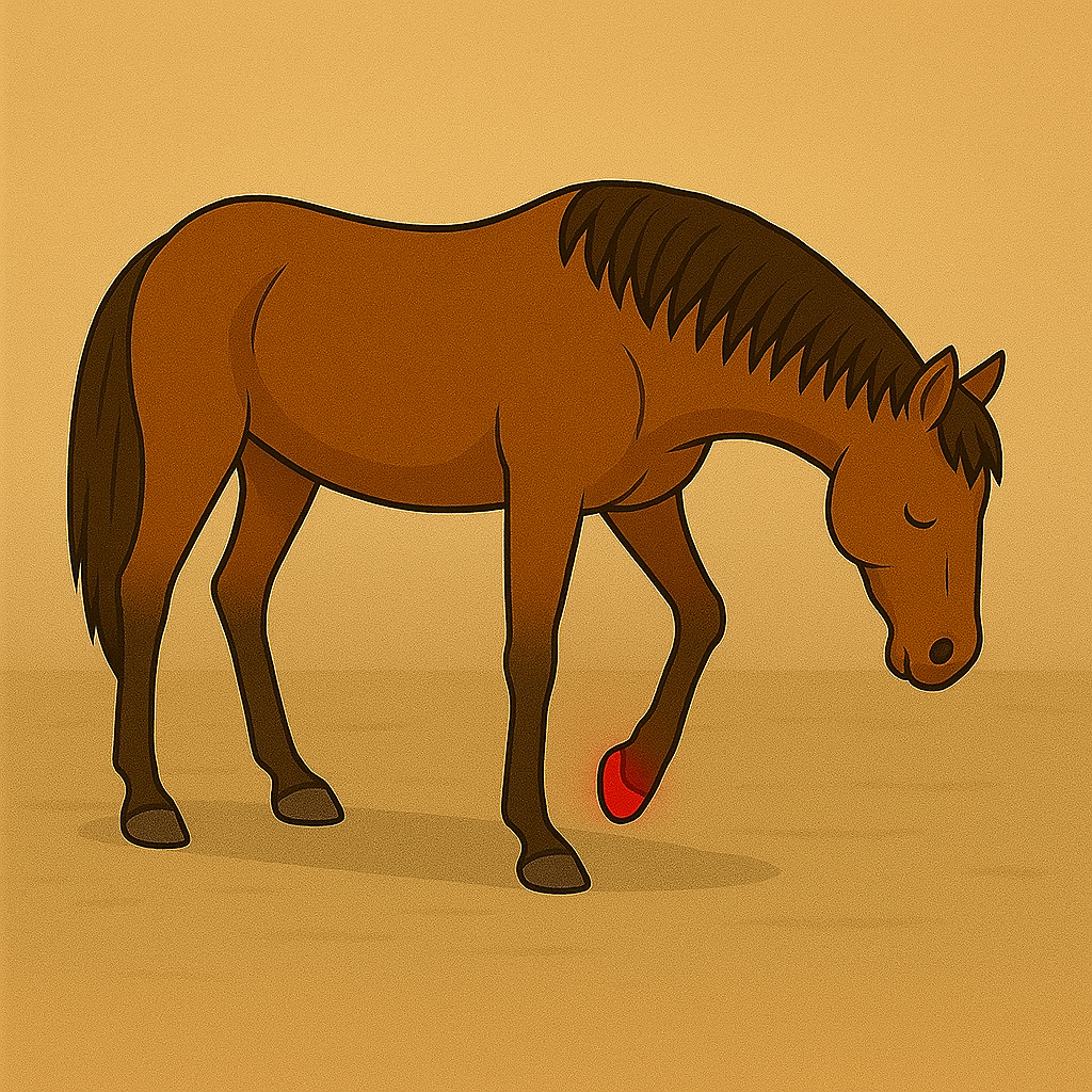 Hoefzweer behandelen bij een paard met bescherming en verzorging