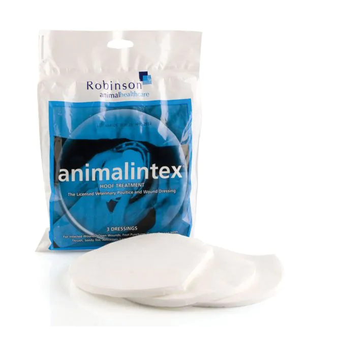 Animalintex hoefverband bij hoefzweer